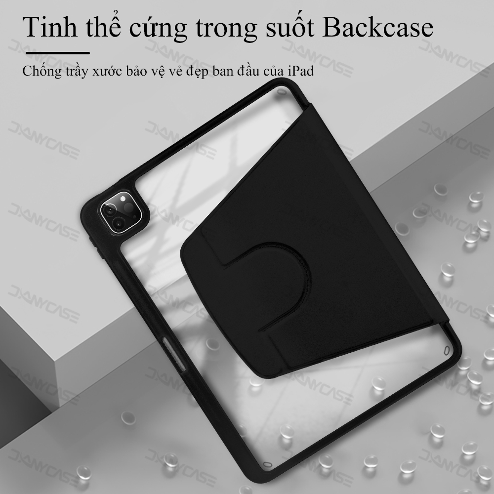 Tay áo bảo vệ iPad 7 8 9 Gen 10.2 inch Air 4 Air 5 10.9 10 Gen 2022 Pro 11 Tay áo bảo vệ 2021 Pro 12.9 Mini6 360 ° xoay tay áo với chủ bút