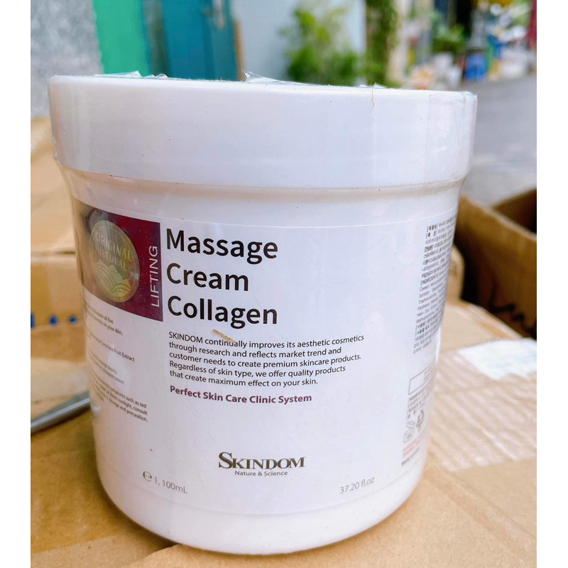 Kem massage SKINDOM 1100ML Hàn Quốc - Kem massage SKINDOM hũ 1100ml dành cho spa