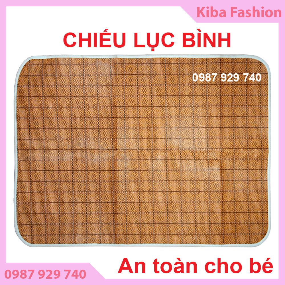 Chiếu lục bình cho bé - LOẠI ĐẸP - Chiếu lục bình chống thấm thoáng mát, chống thấm dùng cho mùa hè 58x83cm, đồ sơ sinh