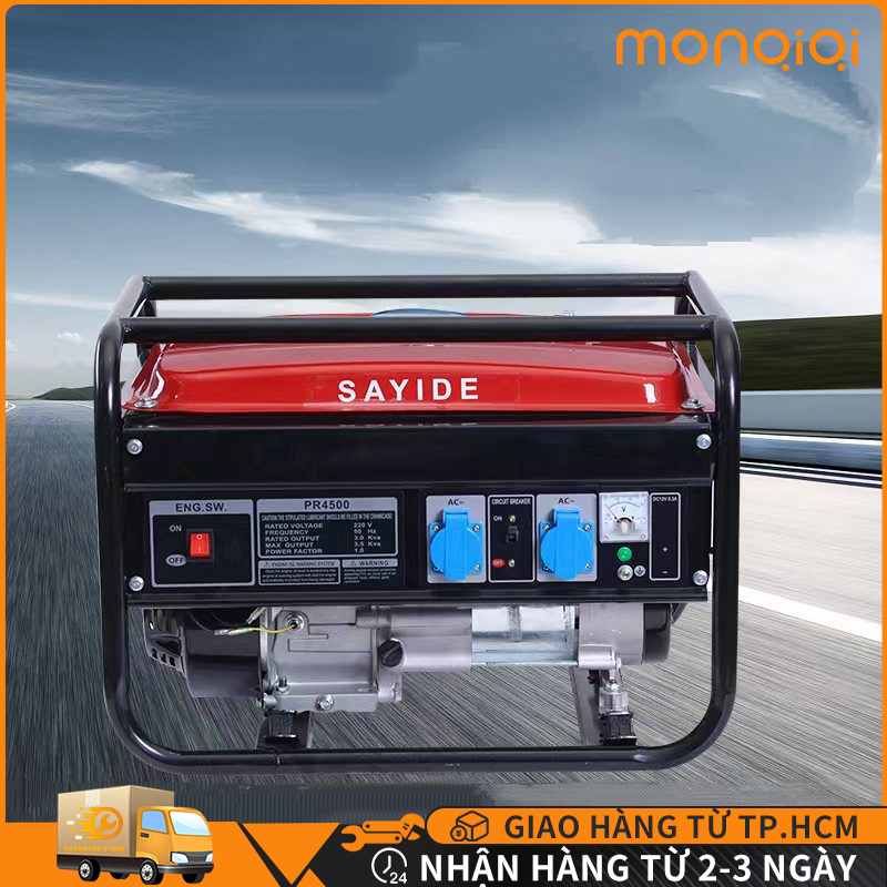 【Sản phẩm mới】Máy phát điện gia đình Có Đề Nổ 3.5kw ,Máy phát điện Giật Tay công suất 3.5kW