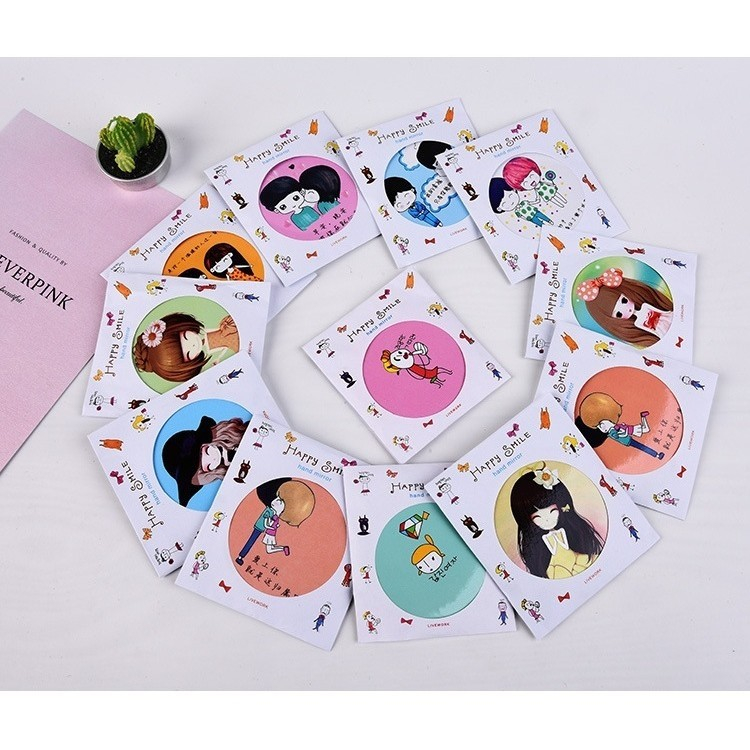 Gương mini dễ thương nhỏ gọn Tamata