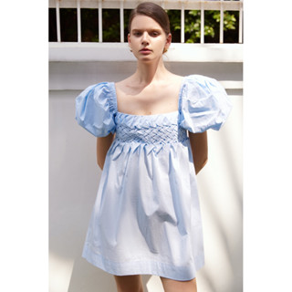 SEASON STUDIOS | Đầm babydoll smock tay bồng Desir