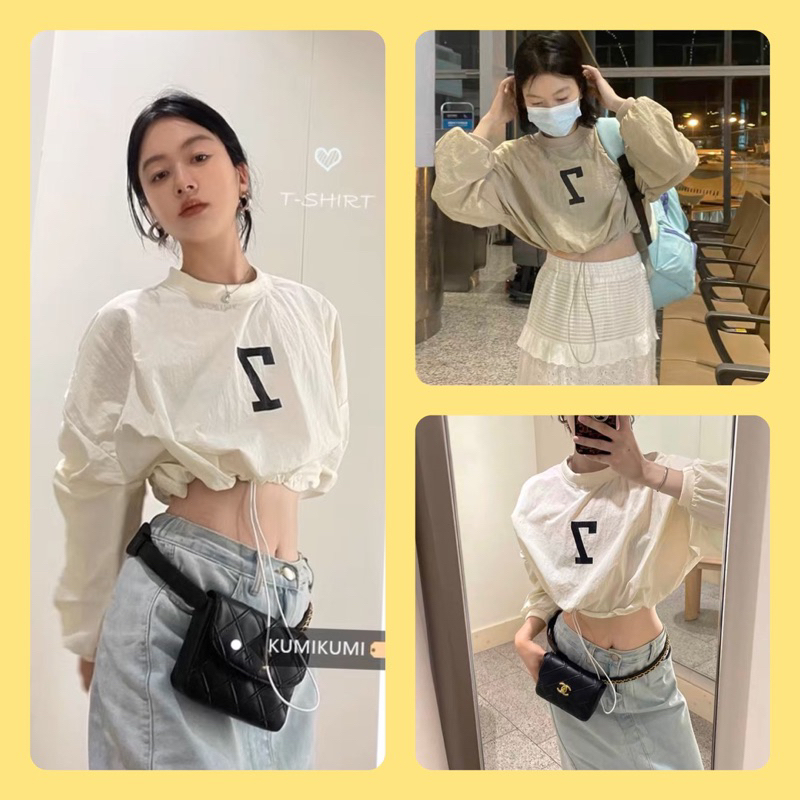 Áo Croptop Dây Rút