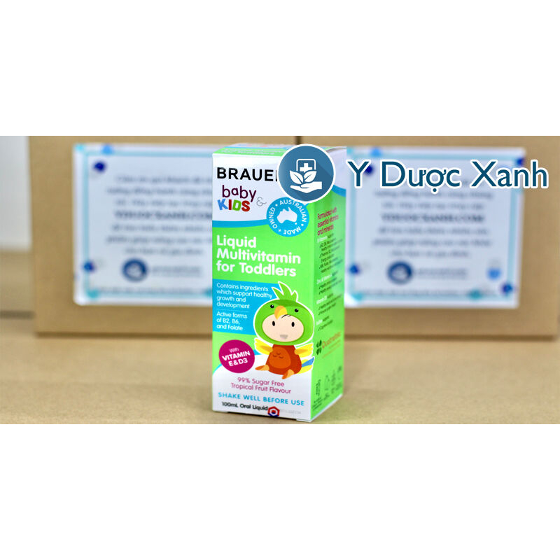 Mua  BRAUER LIQUID MULTIVITAMIN FOR INFANTS & TODDLERS, Vitamin tổng hợp BRAUER cho bé, trẻ em - Y Dược Xanh