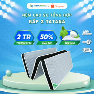Nệm cao su Tổng Hợp Gấp 3 TATANA