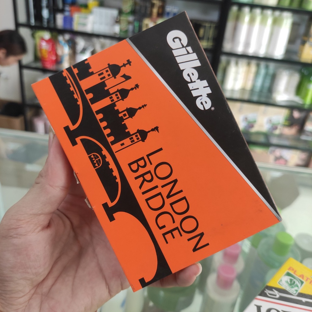 1 Hộp Dao Lam Dorco Dao Cạo râu Lord Platinum và Gillette london Tùy Chọn