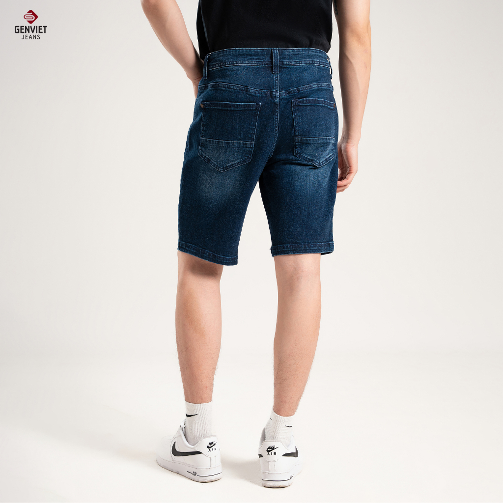 Quần Ngố Jeans Nam Genviet Chất Bò Cao Cấp D1303J8208