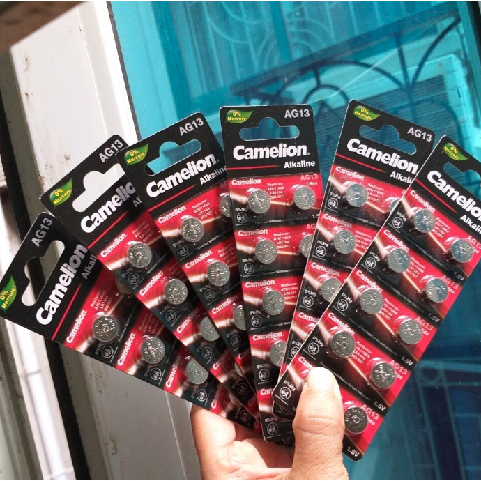 Pin đồng hồ AG13/LR44 Camelion Alkaline 1.5V - Hàng chính hãng