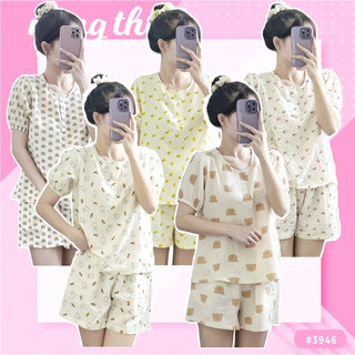 Bộ ngủ đũi cộc tay 3946