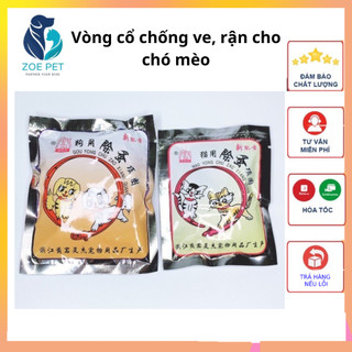 Vòng cổ chống ve rận, bọ chét cho chó mèo