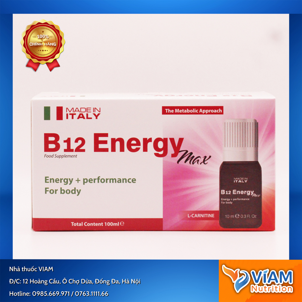 B12 Energy Max - Đạm Uống Cung Cấp Năng Lượng