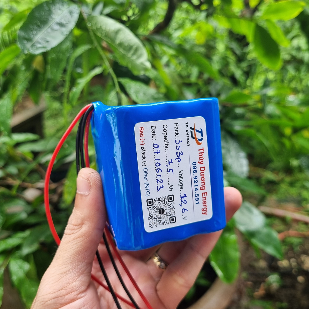 Pin 3S 12V 10.000mAh đóng mới, dùng cho lưu trữ, wifi, camera, loa kéo, loa bluetooth,...