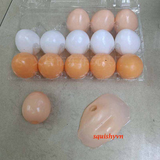 Đồ chơi squishy hình quả trứng gà mềm dẻo bóp giải trí xả stress