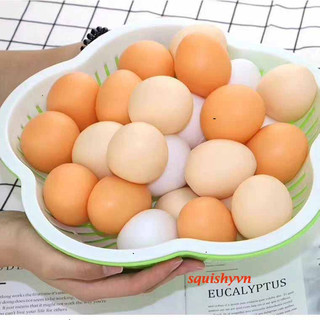 Đồ Chơi Bóp Giảm Căng Thẳng Hình Quả Trứng Lười Biếng Trong Suốt Gudetama squishy