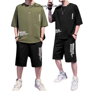 Đồ bộ mặc nhà nam BLACK siêu hot, bộ thể thao, bộ tập gym