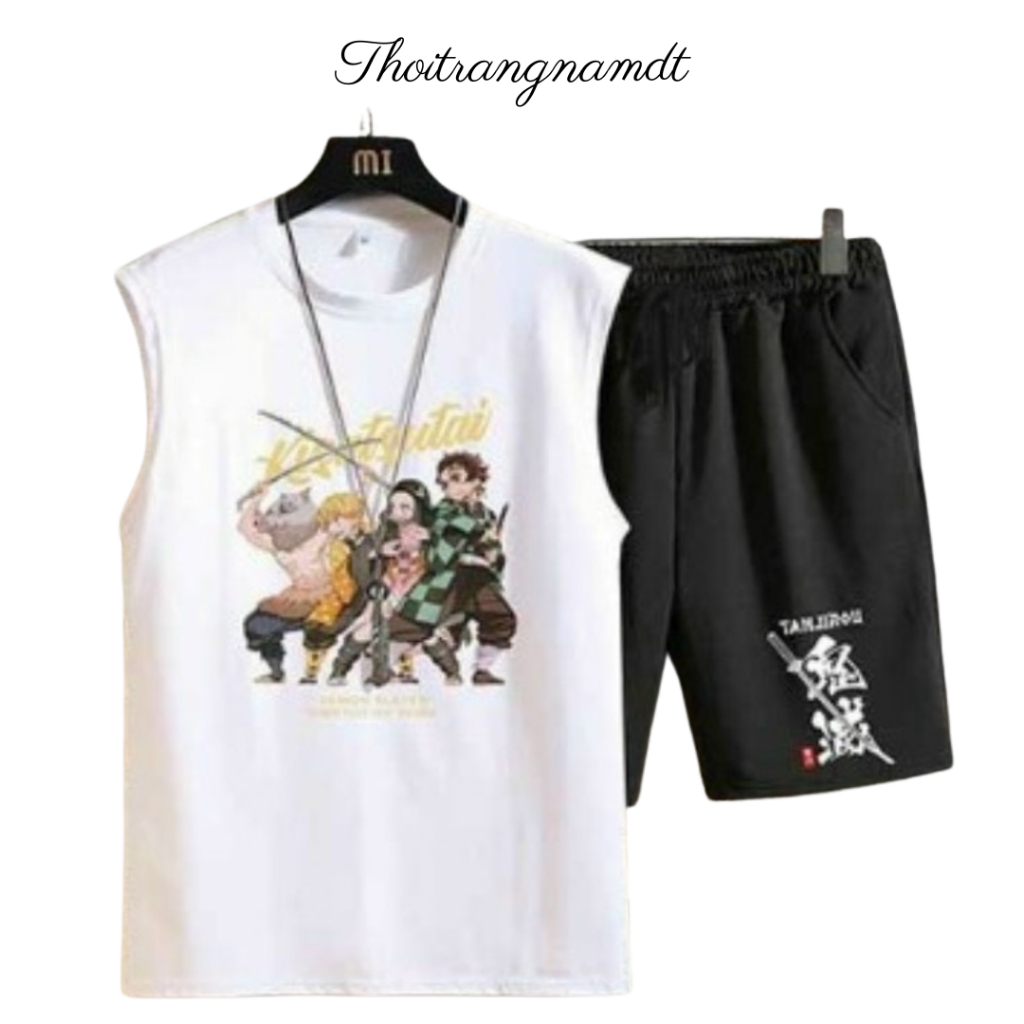 Đồ Bộ Nam KISATSUTAI Sát Nách FREESHIP Bộ Thể Thao Nam Mặc nhà ngủ siêu mát mùa hè phong cách trẻ trung DT-Shop - Hàng