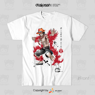 Áo thun One Piece Ace Art ngắn tay