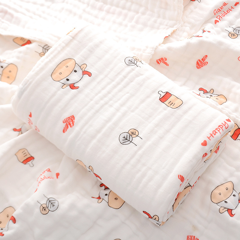 Khăn tắm cho bé, khăn xô tắm cho bé sơ sinh 4 lớp size 70cm x 90cm cao cấp, dùng làm khăn quấn, chăn đắp điều hòa