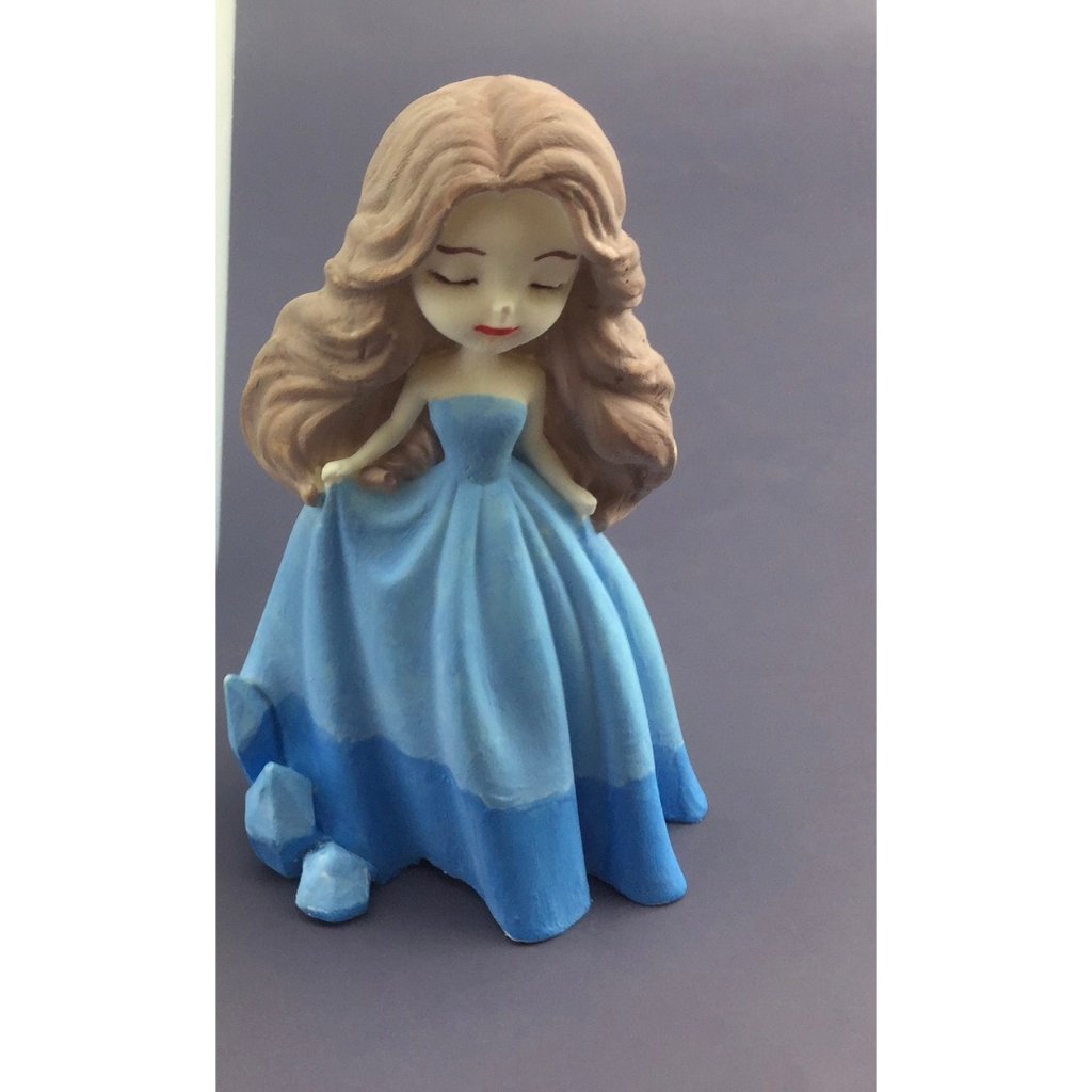 Tượng tô màu chọn mẫu, 7 CÔNG CHÚA DISNEY, size M, tượng thạch cao CAO CẤP, tô tượng