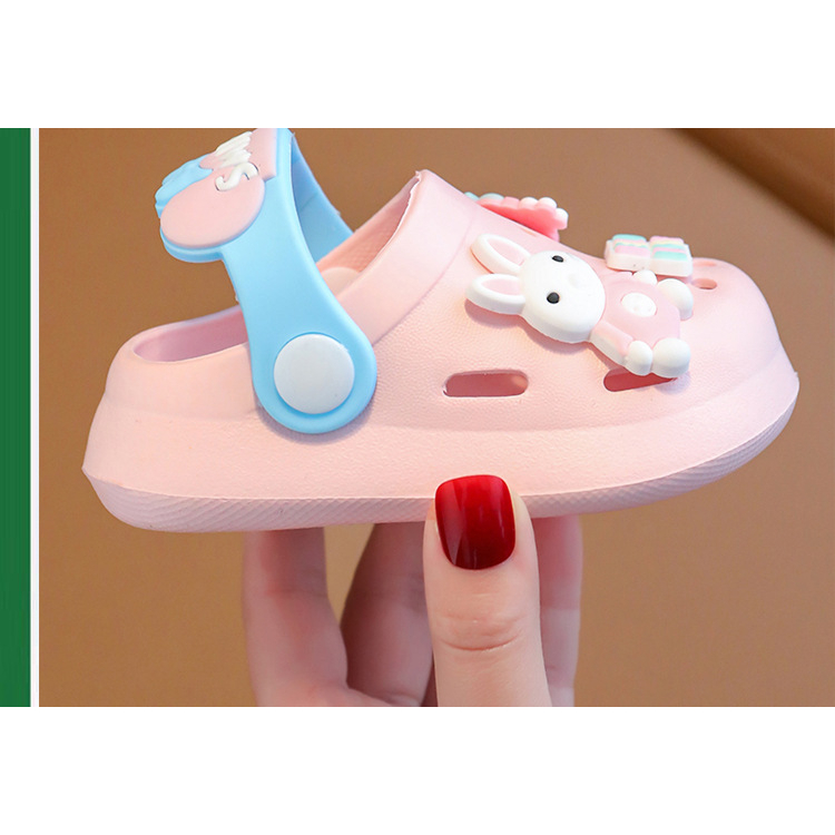 Dép crocs SMILEY Chống Trượt Thoải Mái In Họa Tiết Hoạt Hình Dễ Thương Cho Bé Trai / Gái