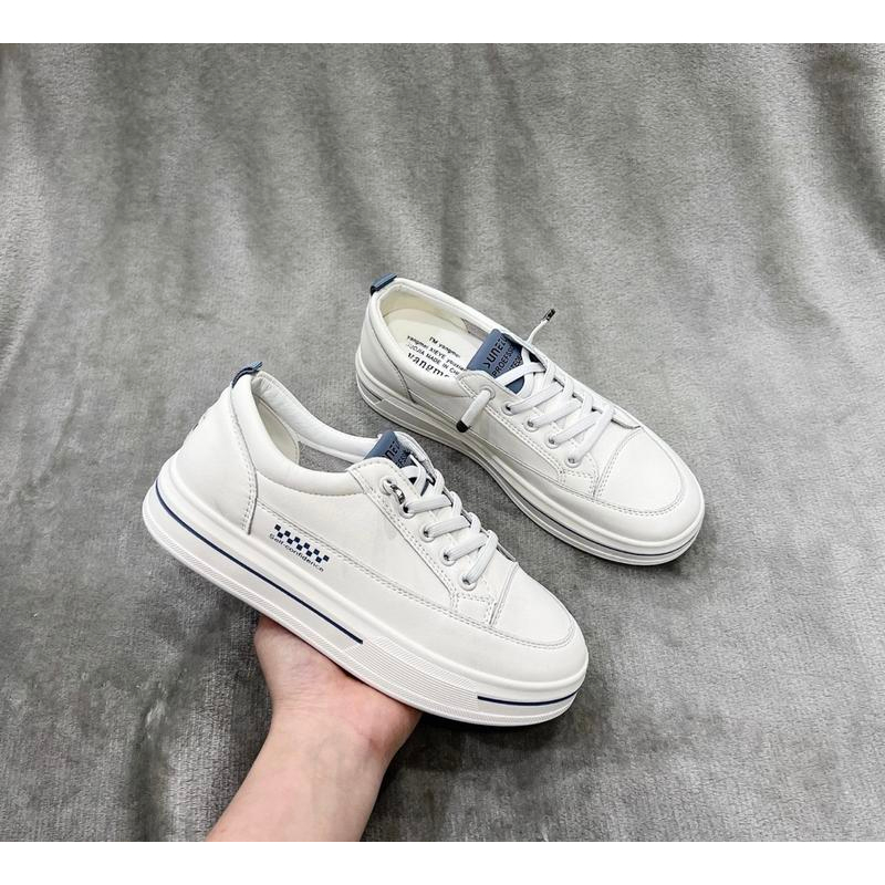 Ishoes - Giày Thể Thao Nữ TT195 Độn Đế 4cm Dây Rút Trẻ Trung