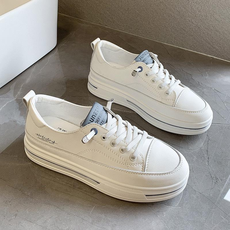 Ishoes - Giày Thể Thao Nữ TT195 Độn Đế 4cm Dây Rút Trẻ Trung