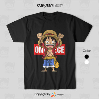 Áo thun One Piece Chibi Luffy Kawaii (Black/White) ngắn tay