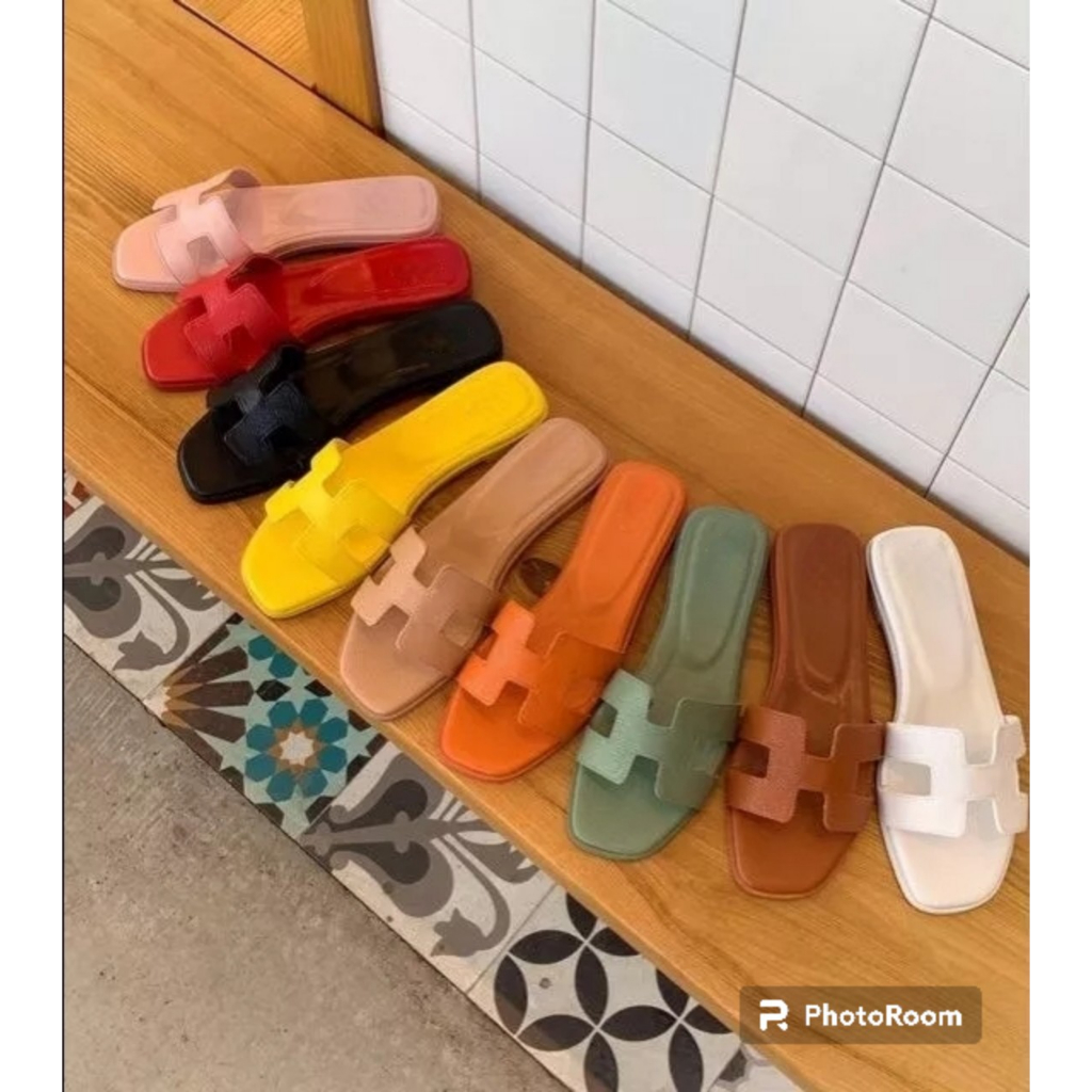 dép xẹp bản chữ H có đủ size bigsize 40 41 42 43 44