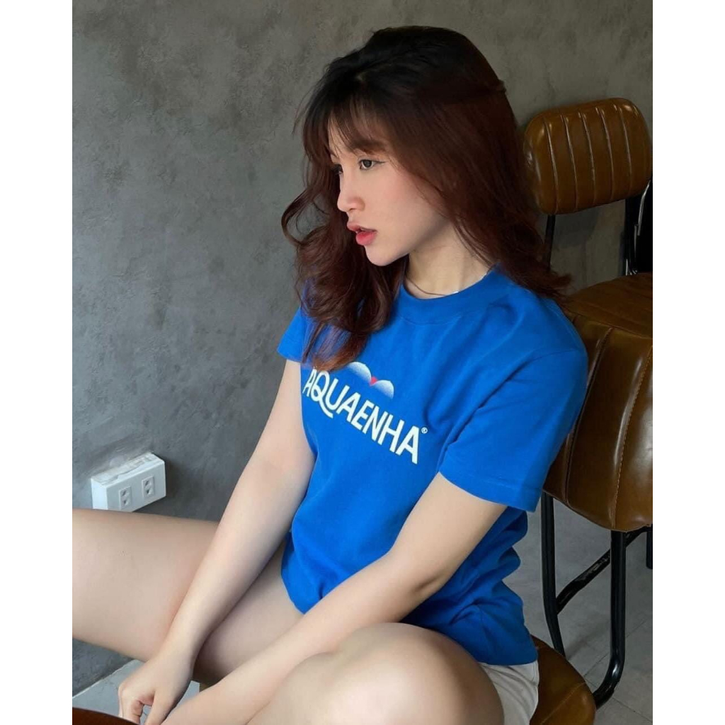 Áo Thun nam nữ Hài Hước mẫu Aquaemnha  cotton áo phông Local Brand MTTee