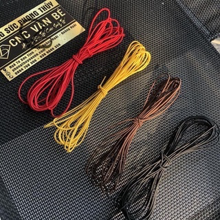 2 Mét Dây Dù Lõi Chun Co Giãn - 4 Kích Thước 5 Màu - Phụ Kiện Xâu, Phối Vòng Tay, Chuỗi Hạt Gỗ đá Phong Thủy may mắn