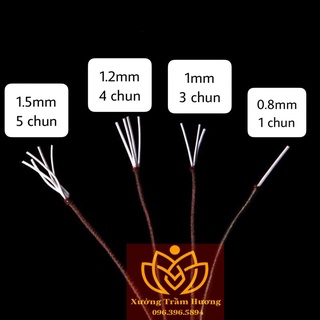 2 Mét Dây Dù Lõi Chun Co Giãn - 4 Kích Thước 5 Màu - Phụ Kiện Xâu, Phối Vòng Tay, Chuỗi Hạt Gỗ đá Phong Thủy may mắn