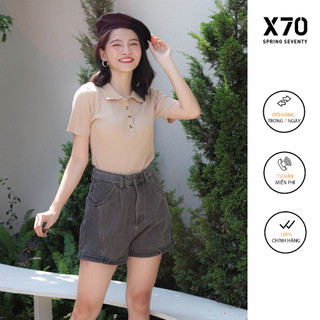 Quần Short Jeans Nữ Lưng Cao - 04520007A
