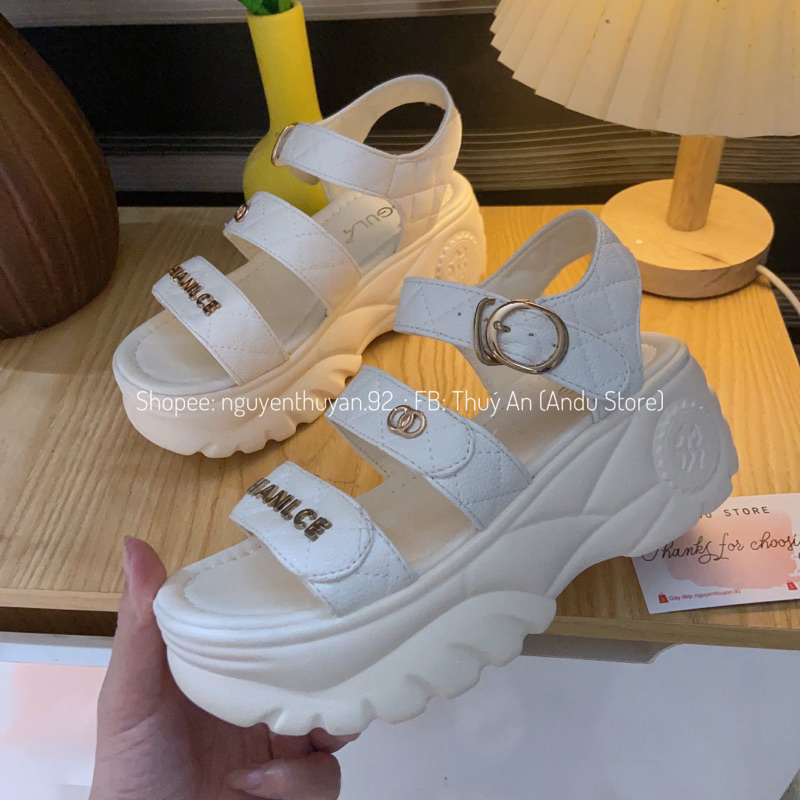 Sandal nữ đế xuồng 7cm⚡️Andu Store⚡️