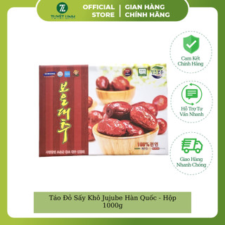 Táo Đỏ Sấy Khô Tốt Cho Sức Khỏe Và Làn Da Kéo Dài Tuổi Thọ Jujube Hàn Quốc 1000g