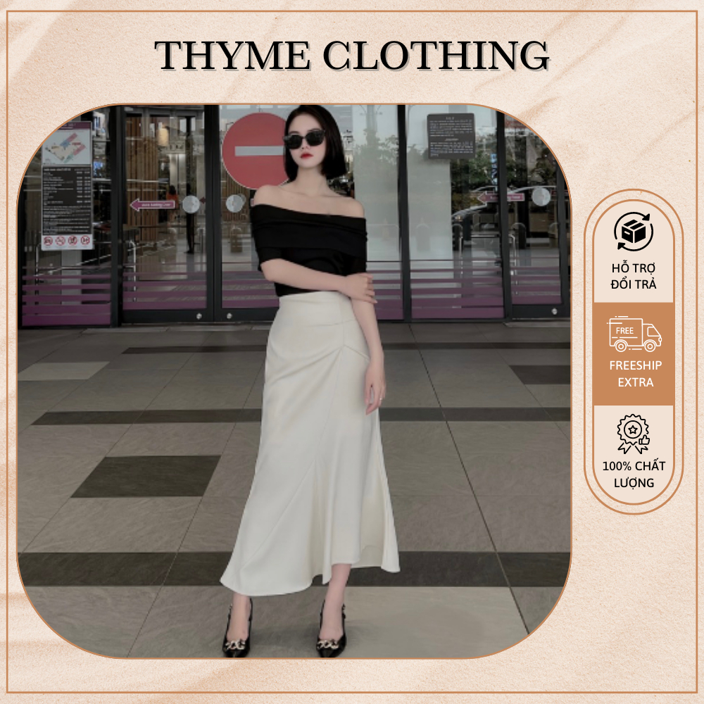 Chân Váy Đuôi Cá Chất Liệu Cotton Kiểu Dáng Đơn Giản, Thanh Lịch Dễ Phối Đồ, Thích Hợp Mặc Đi Làm Hoặc Đi Chơi