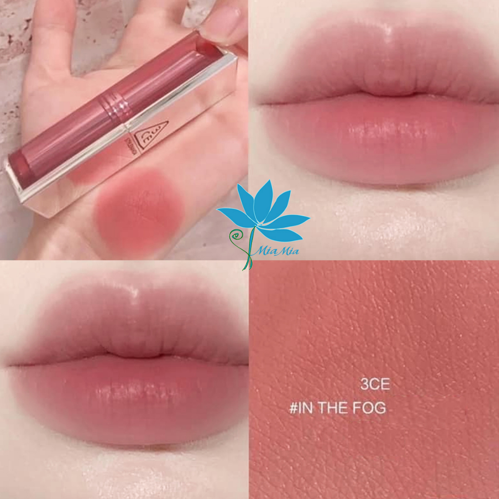 Son Thỏi 3CE Blur Matte Lipstick 4g Mịn Lì Mềm Mượt  Rosiness Mauve Drizzle Newtro Wave Salty Cinnamon In The Fog