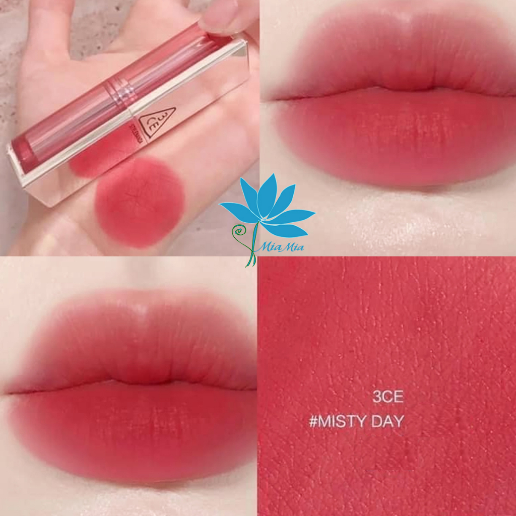 Son Thỏi 3CE Blur Matte Lipstick 4g Mịn Lì Mềm Mượt  Rosiness Mauve Drizzle Newtro Wave Salty Cinnamon In The Fog