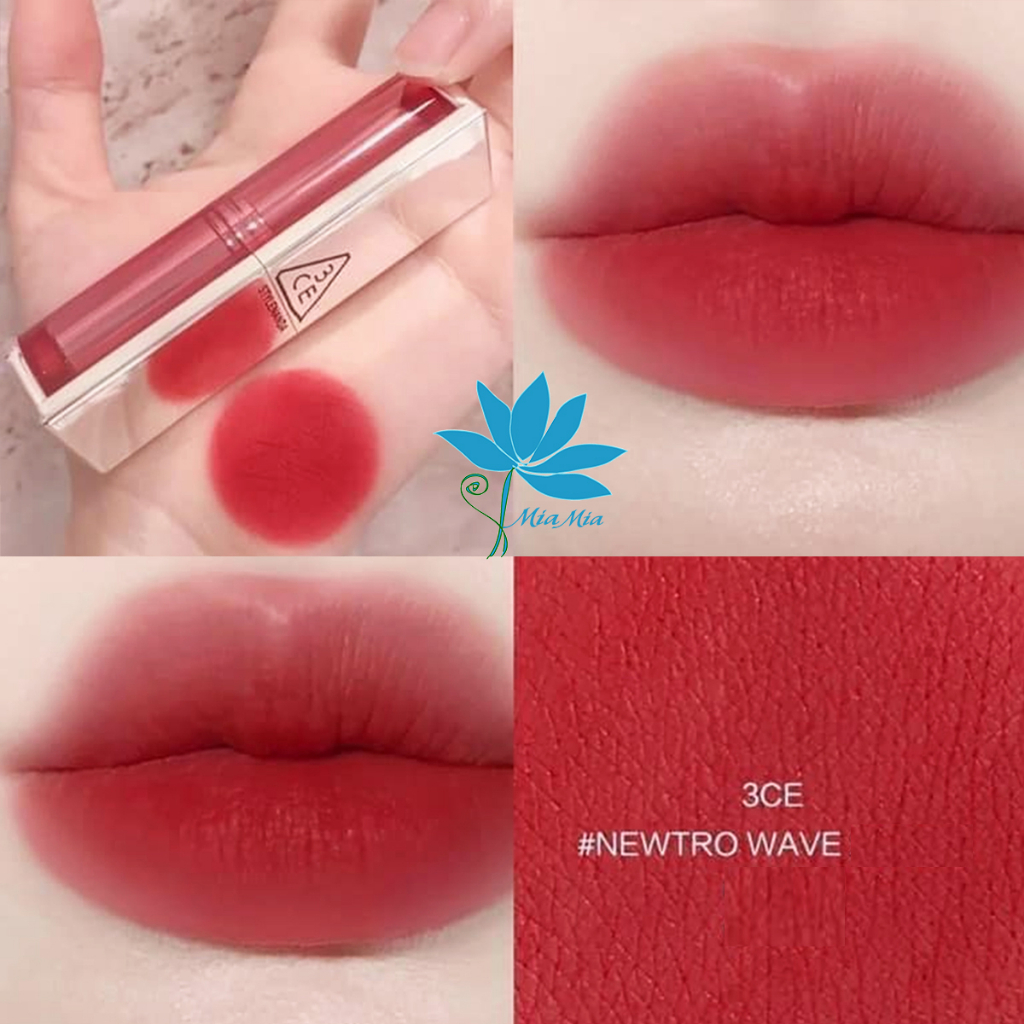 Son Thỏi 3CE Blur Matte Lipstick 4g Mịn Lì Mềm Mượt  Rosiness Mauve Drizzle Newtro Wave Salty Cinnamon In The Fog