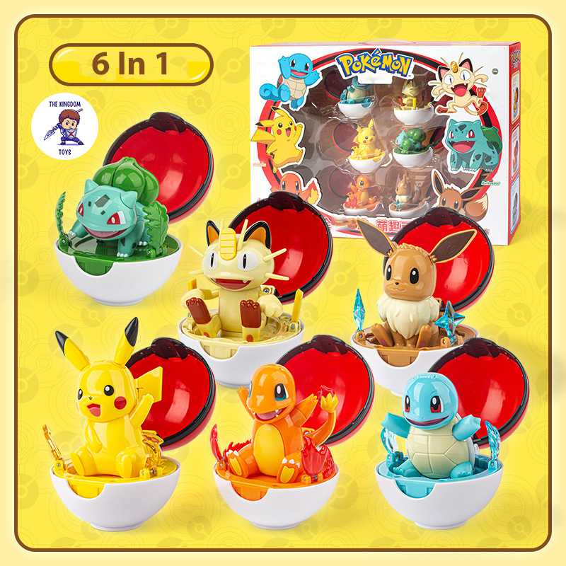 Đồ Chơi Pokemon Mô Hình Pikachu / Mewtwo / Eevee / Charizard / Blastoise / Venusaur / Charmander / Squirtle / Psyduck