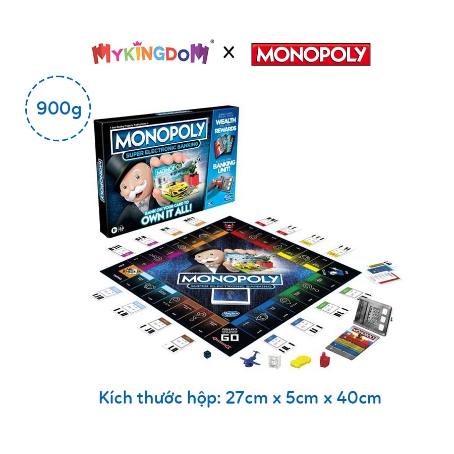 Đồ Chơi MONOPOLY Cờ Tỷ Phú - Phiên Bản Ngân Hàng Điện Tử Siêu Cấp E8978