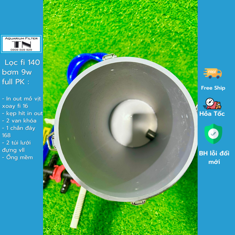 Lọc fi 220,168 2in 1out bơm 28w full pk.