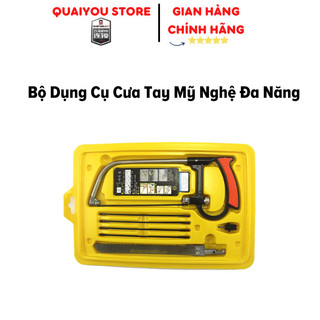 Bộ Dụng Cụ Cưa Tay Mỹ Nghệ Đa Năng (Vàng)