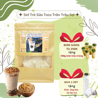 Set Trà Sữa TOCO Trân Châu Sợi ( làm được tận 20 lyyy)