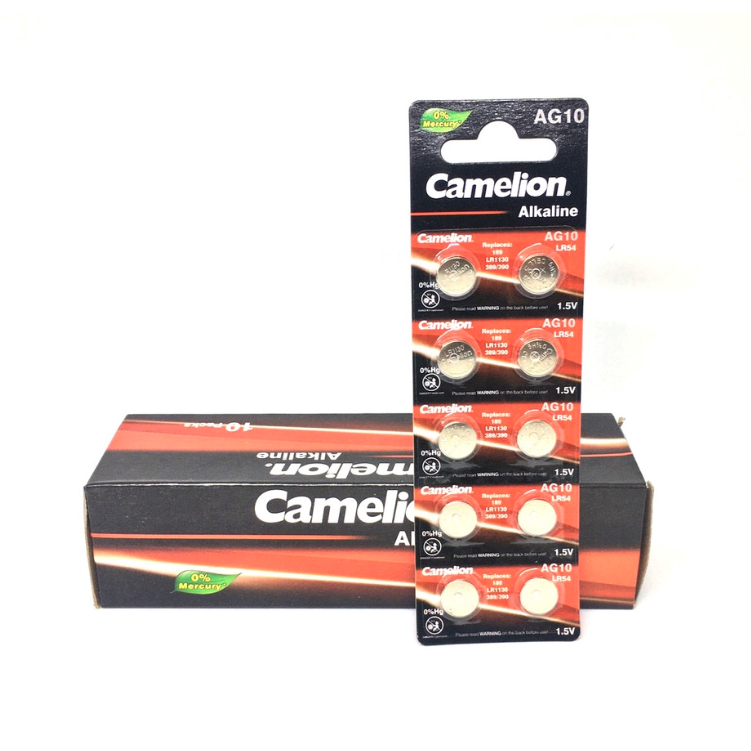 Pin đồng hồ AG10/LR54 Camelion Alkaline 1.5V - Hàng chính hãng