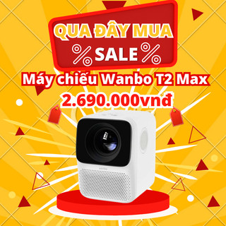Máy chiếu wanbo t2 max full hd - bảo hành chính hãng 12 tháng
