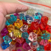 Hạt nhựa giả đá arcrylic làm trang tri, handmade, tạo chữ nổi - phòng hát karaoke - trang trí mặt bàn
