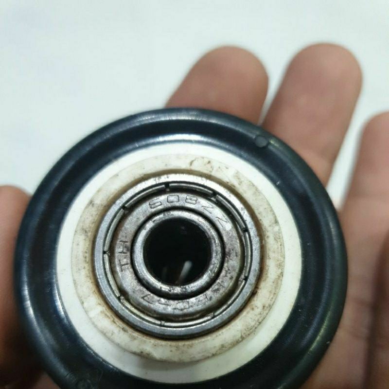 Bánh xe tháo máy đường kính 50mm, 2 vòng bi 608, dày 27mm