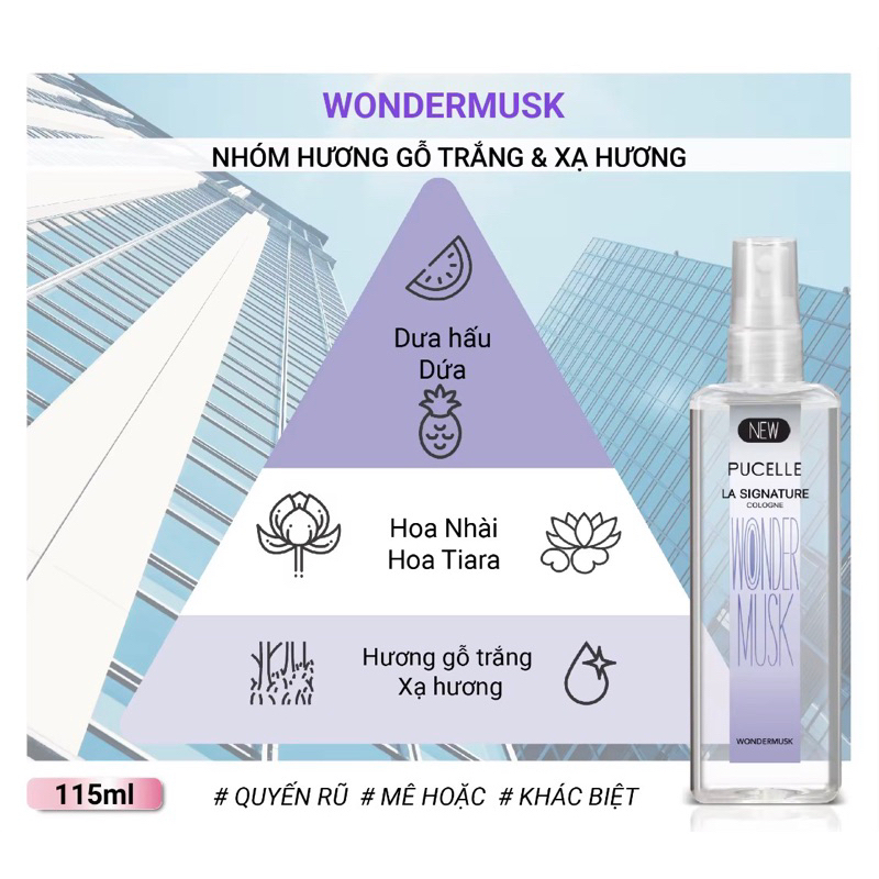 Nước Hoa Nữ PUCELLE LA SIGNATURE 115ml