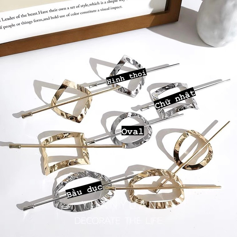 Trâm cài kim loại sang chảnh