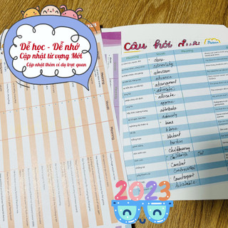Set takenote học 3000 từ vựng tiếng anh 150 tờ theo chủ đề thông dụng nhất - tặng kèm file nghe